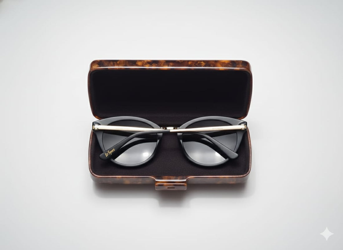 Tortoiseshell Sunglasses with Protective Case – Classic & Stylish (Copy)
