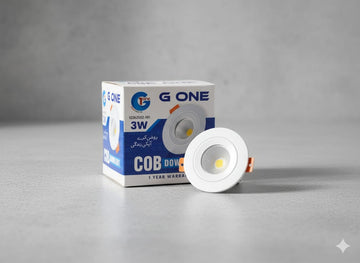 G-One COB Downlight 3W – Ultra Bright Energy-Saving Ceiling Light (1-Year Warranty) (Copy)