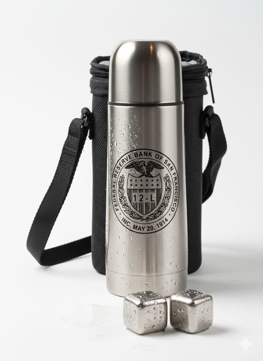 The Chiller's Duo: Premium Vacuum Flask & Reusable Steel Ice Cubes (Copy)