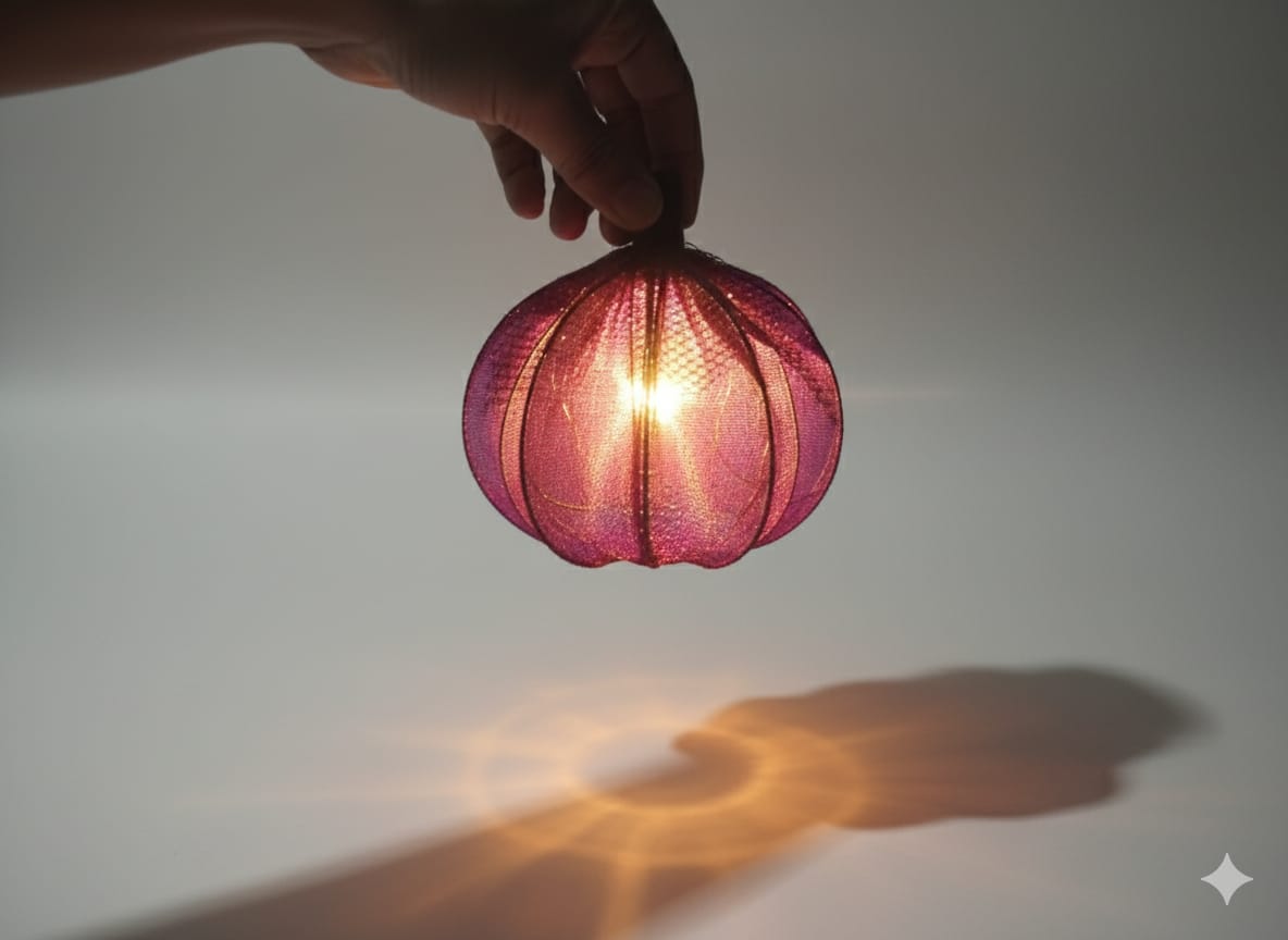 Crystal LED Bedside Decor Lamp – Ambient Night Light for Home & Bedroom (Copy)