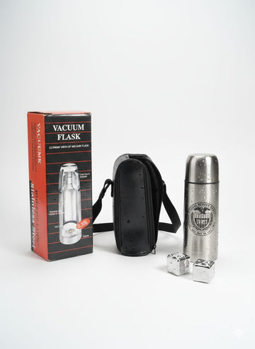 The Chiller's Duo: Premium Vacuum Flask & Reusable Steel Ice Cubes (Copy)