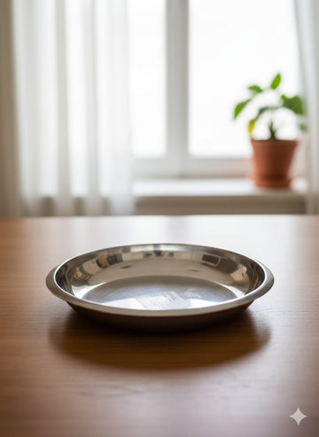 Premium Stainless Steel Hammered Serving & Dinner Bowl – Durable & Stylish (Copy)