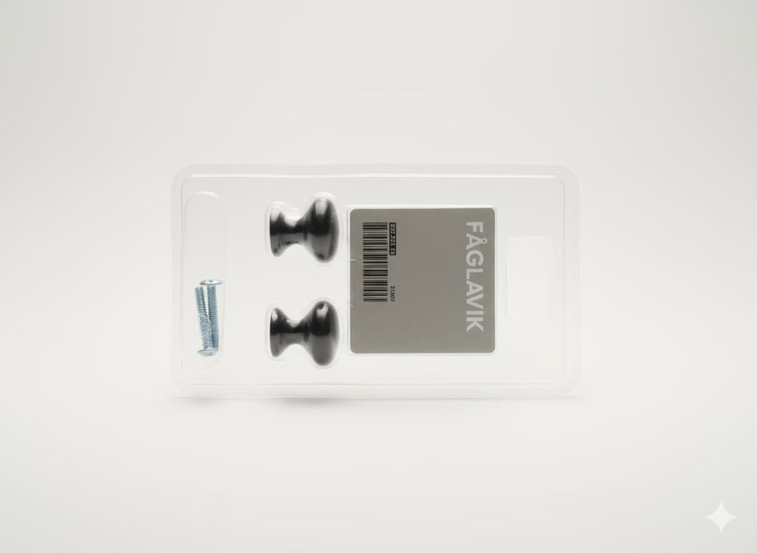 IKEA FÅGLAVIK Cabinet Knobs – Black, 2-Pack Modern (Copy)