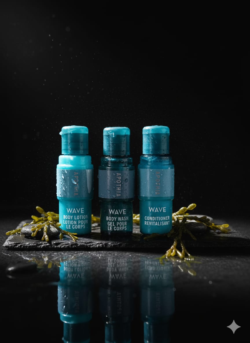 Apotha Mini Body Care Set – 3‑Piece 25 ml (Lotion, Conditioner & Body Wash) (Copy)