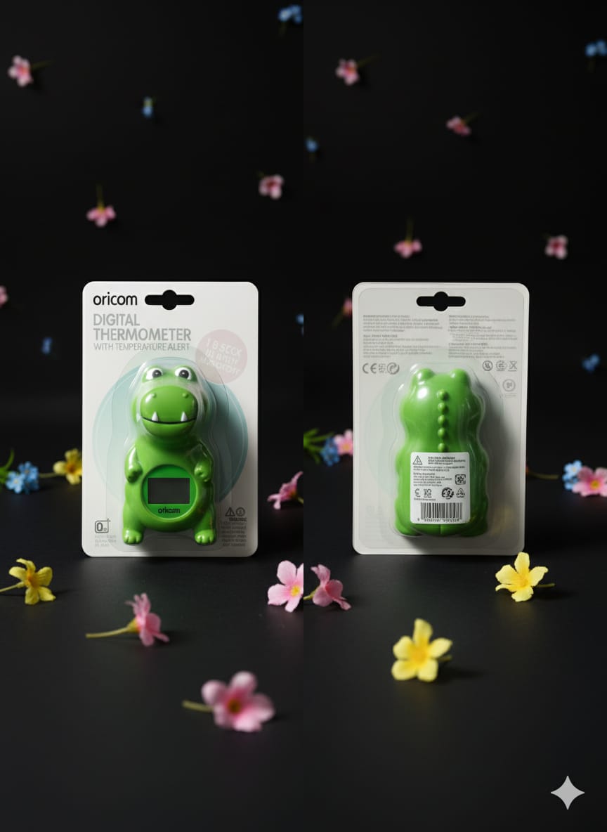 “Crocodile Digital Thermometer – Kids Friendly with Temperature Alert.” (Copy)